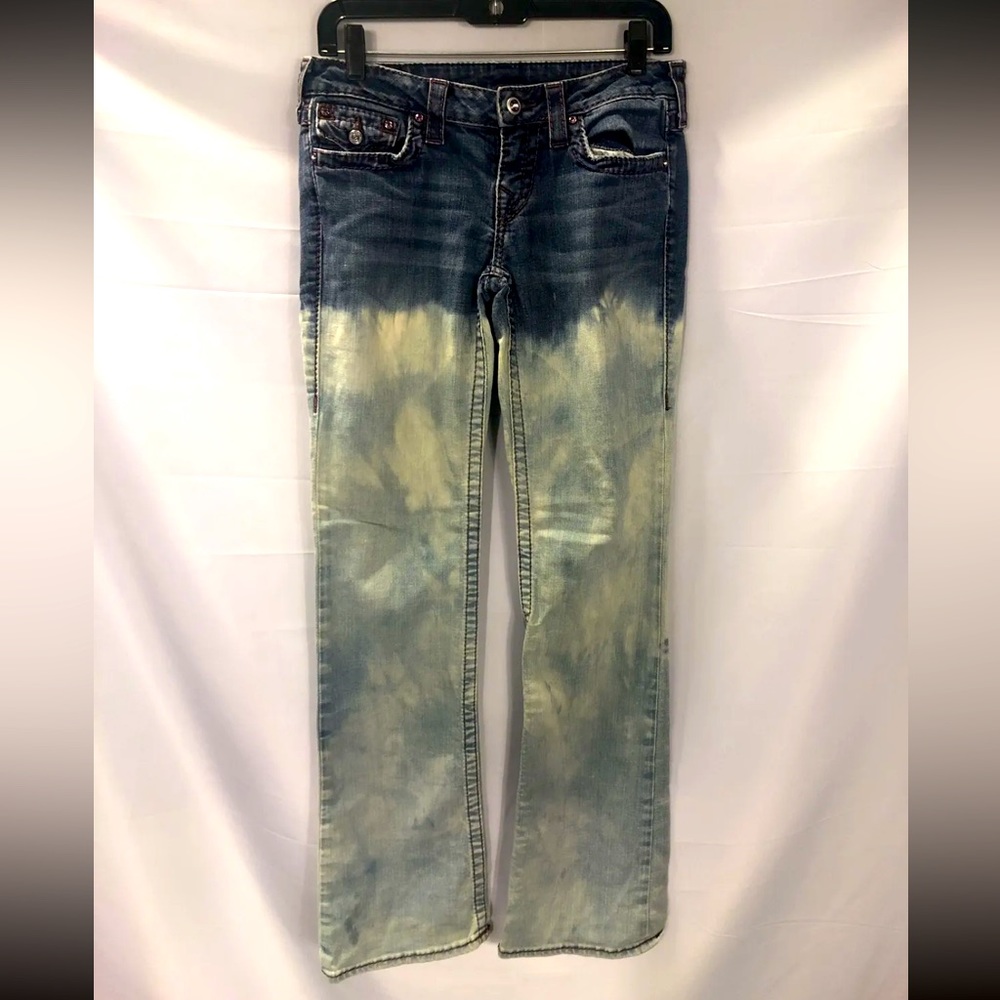 EUC True Religion straight leg, possibly boot cut. Perfect stretch Tie-dye